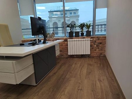 Установка 4 радиаторов с нижним подключением